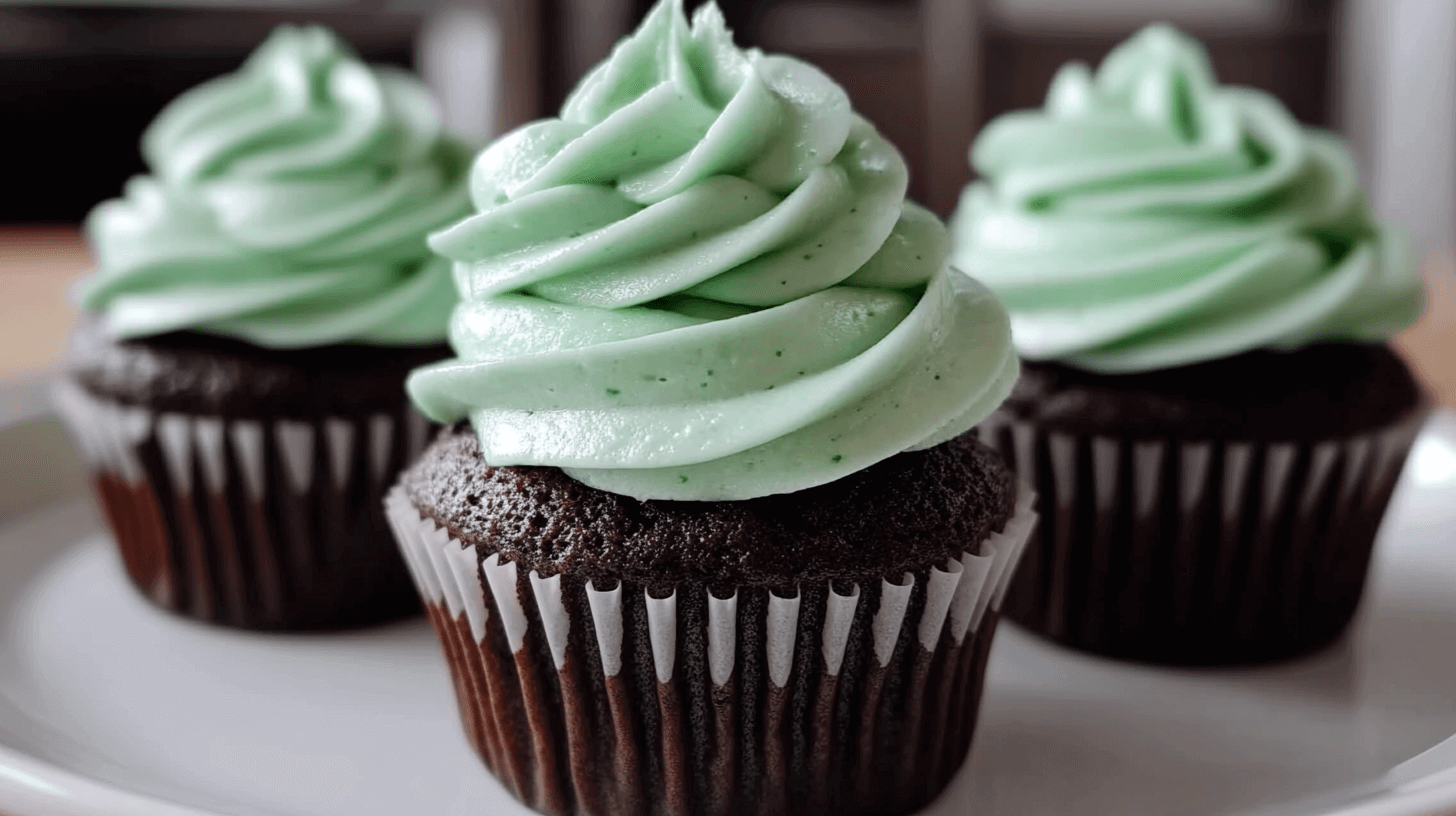 Read more about the article Mint Chocolate Cupcakes