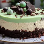 Mint Aero Cheesecake