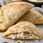 Chicken Alfredo Air Fryer Calzones Recipe