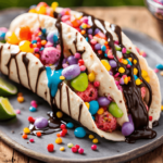 Ice Cream Tacos with Drizzle