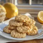 Lemon Oatmeal No-Bake Cookies