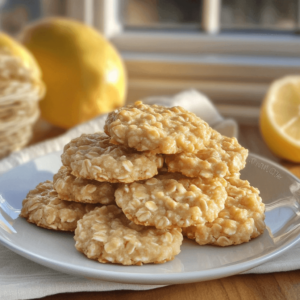 Read more about the article Lemon Oatmeal No-Bake Cookies